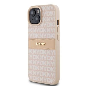 Husă din spate Apple iPhone 15 DKNY DKHCP15SPRTHSLP - roz