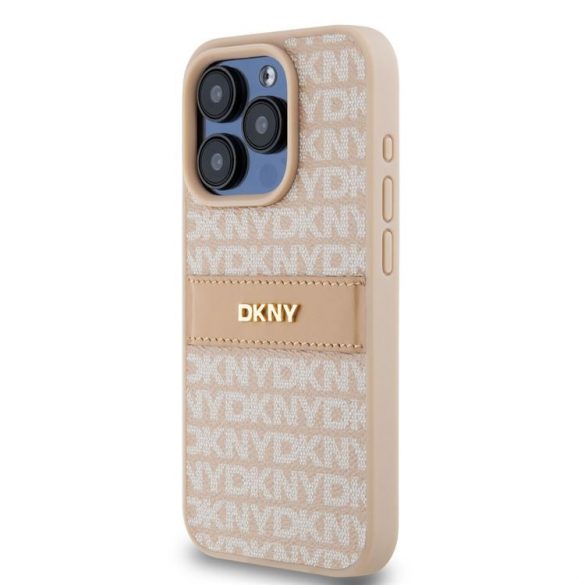 Husă din spate Apple iPhone 15 Pro Max DKNY DKHCP15XPRTHSLP - roz