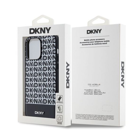 Husa din spate Apple iPhone 13 Pro DKNY DKHMP13LPSOSPK MagSafe - negru