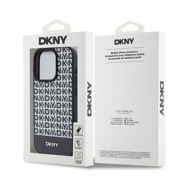 Husa din spate Apple iPhone 15 Pro DKNY DKHMP15LPSOSPK MagSafe - negru