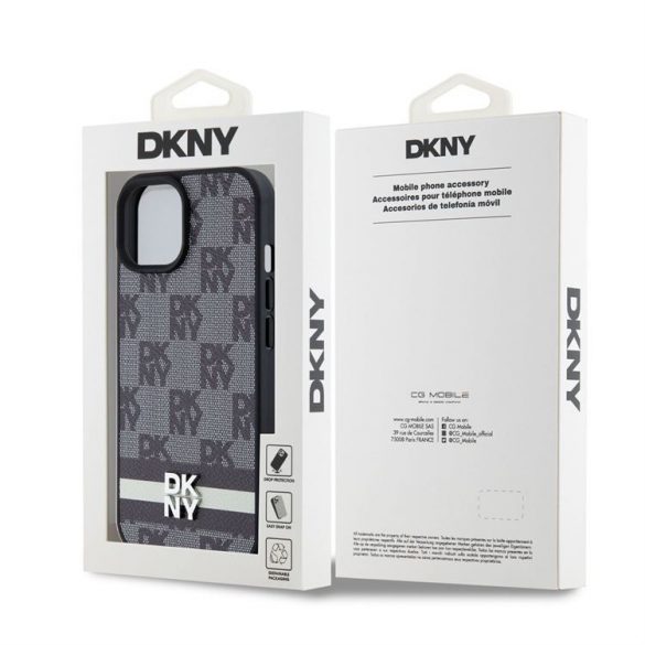 Husă din spate Apple iPhone 15 DKNY DKHCP15SPCPTSSK - neagră