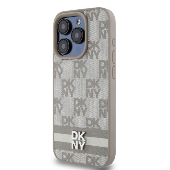 Husă din spate Apple iPhone 15 Pro DKNY DKHCP15LPCPTSSE - bej