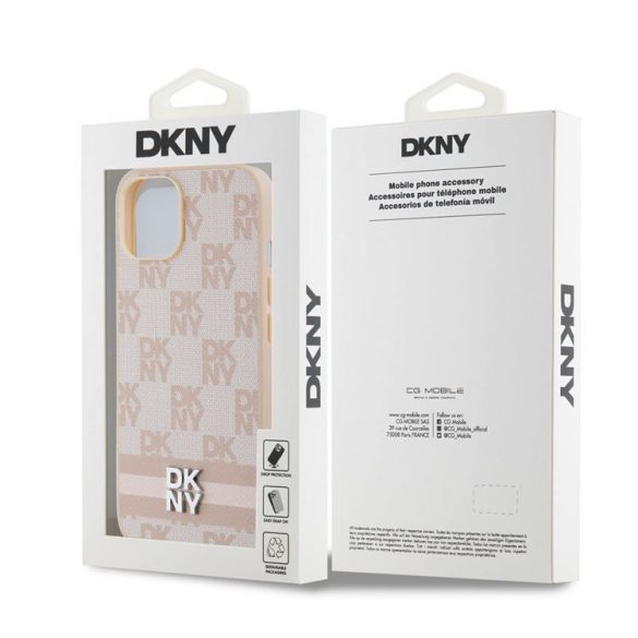 Husă din spate Apple iPhone 13 DKNY DKHCP13MPCPTSSP - roz