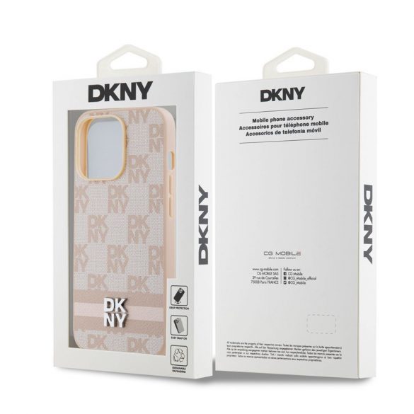 Husa din spate Apple iPhone 13 Pro Max DKNY DKHCP13XPCPTSSP - roz