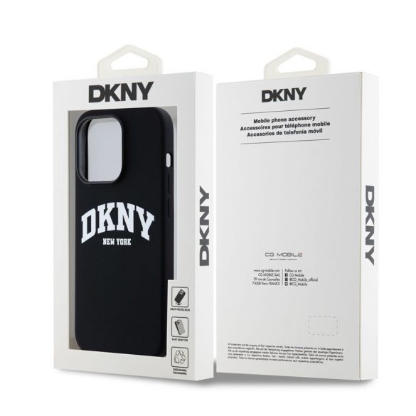 Husa din spate Apple iPhone 14 Pro Max DKNY DKHMP14XSNYACH silicon lichid MagSafe - negru