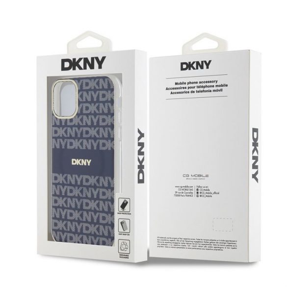 Apple iPhone 11 DKNY DKHMN61HRHSEB MagSafe Back Cover - Albastru