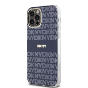 Apple iPhone 12/12 Pro DKNY DKHMP12MHRHSEB MagSafe Back Cover - Albastru