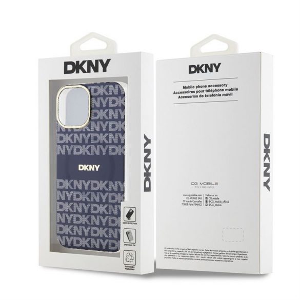 Apple iPhone 13 DKNY DKHMP13MHRHSEB MagSafe Back Cover - Albastru