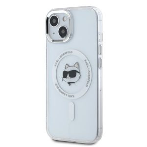 Apple iPhone 15 KARL LAGERFELD KLHMP15SHLSCHH Magsafe IML Back Cover - Transparent