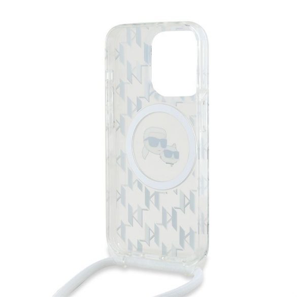 Apple iPhone 14 Pro KARL LAGERFELD KLHMP14LHCKCKLCT Magsafe IML Back Cover - Transparent