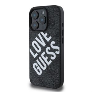 Apple iPhone 16 Pro GUESS GUHMP16LP4PLGWK MagSafe Back Cover - Negru