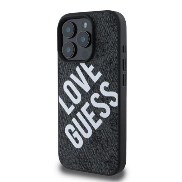 Apple iPhone 16 Pro Max GUESS GUHMP16XP4PLGWK MagSafe Back Cover - Negru