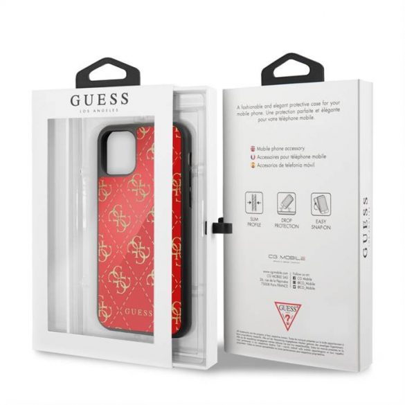 Apple iPhone 11 Pro GUESS GUHCN584GGPRE Husă spate - roșu