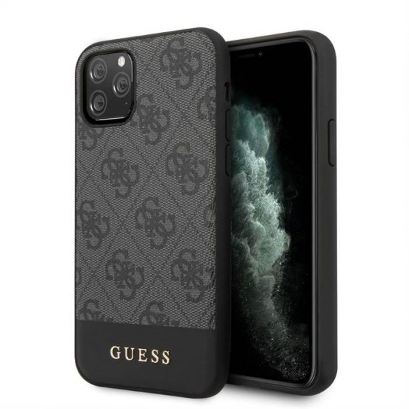 Husă din spate Apple iPhone 11 Pro GUESS GUHCN58G4GLGR - gri