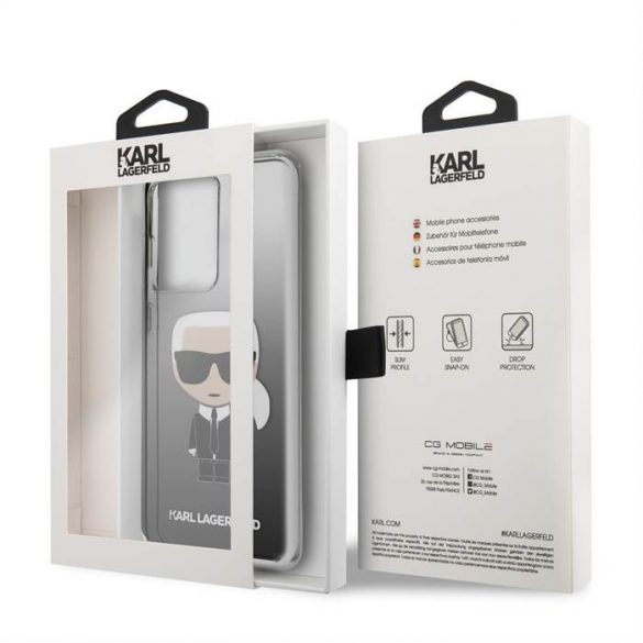 Samsung S20 Ultra KARL LAGERFELD KLHCS69TRDFKBK TPU Husă spate - Negru