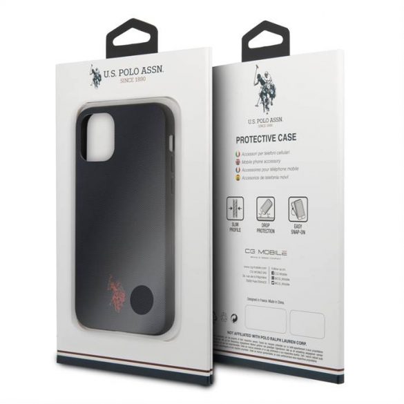 Husă din piele Apple iPhone 11 Pro Max U.S.Polo USHC65PUNV - albastru