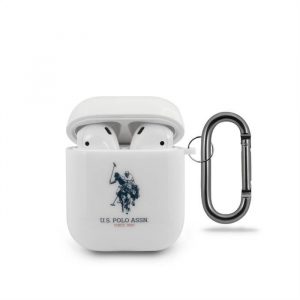 Suport Apple Airpods 1/2 U.S.Polo USACA2TPUWH TPU - alb