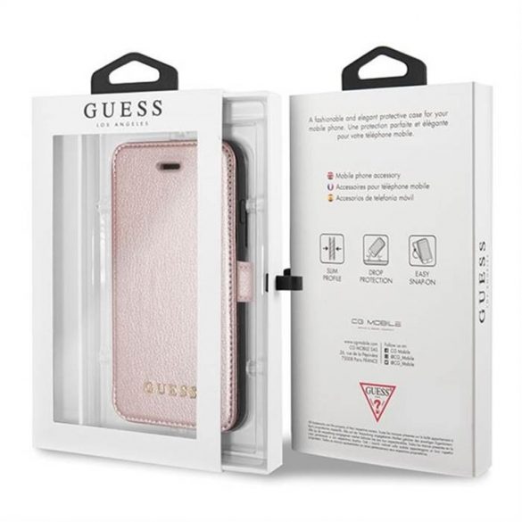 Apple iPhone 12 Mini GUESS GUFLBKSP12SIGLRG Raft - Rose Gold