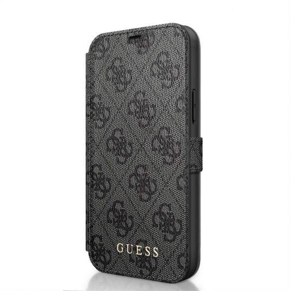 Carcasa Apple iPhone 12 Mini GUESS GUFLBKSP12S4GG - gri