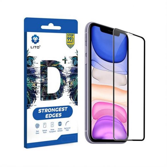 Film Full Glass pentru Xiaomi Redmi Note 10 Pro Lito D+ 2.5D - Negru