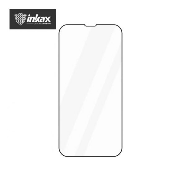 Apple iPhone XS/11 Po Inkax GL-03A Film de sticlă complet 2.5D statică și praf - negru