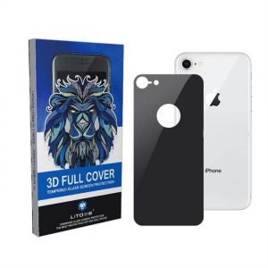 Apple iPhone 8 Plus Lito 5D HD Film de sticlă pentru capacul spate complet - negru