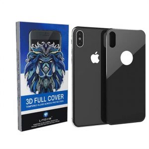 Apple iPhone X Lito 3D HD Full Cover Spate Film de sticlă - alb