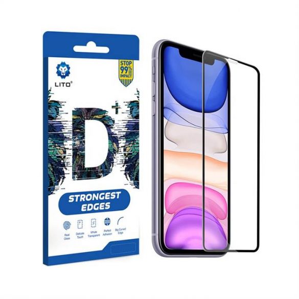 Samsung A40 2019 Lito D+ 2.5D Full Folie sticlă - Negru