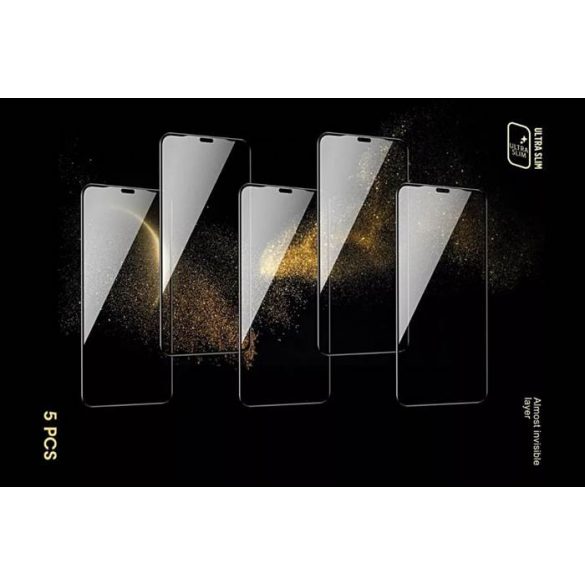 Huawei P Smart Pro 2019/P Smart Z Blueo Multi Model 5 Piece Full Folie sticlă - Negru