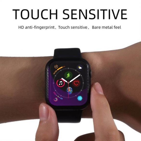 Apple iWatch 1/2/3 38 mm Lito S+ față din sticlă anti-albastru - carbon