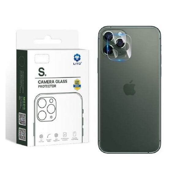 Apple iPhone 12 Lito S+ Film de protecție pentru cameră 3D din sticlă - transparent