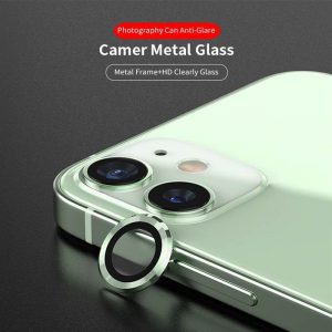 Apple iPhone 12 Mini/12 Lito S+ 3D Metal Camera Folie protecție ecran - Verde