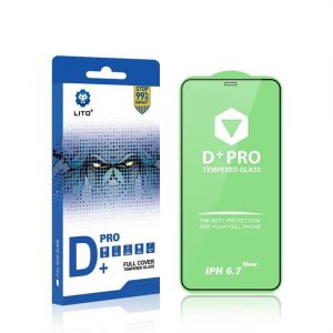 Film Apple iPhone 12 Pro Max Lito D+ PRO 2.5D Full Glass - Negru