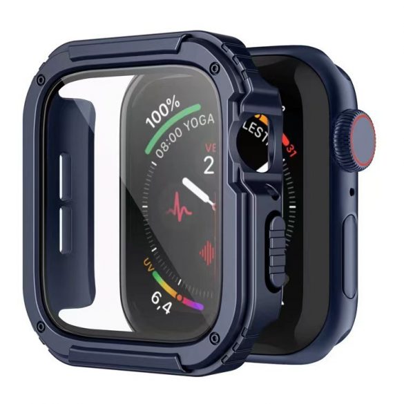 Apple iWatch 4/5/6/SE 44mm Lito S+ Armor sticlă Ecran - Albastru închis