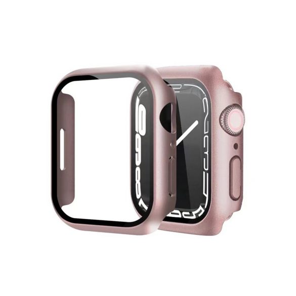 Apple iWatch 4/5/6/SE 44 mm Lito S+ din sticlă față - Aur roz