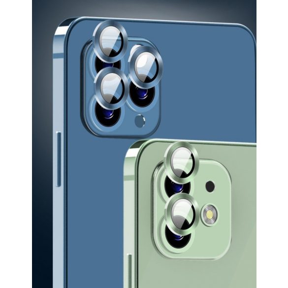 Apple iPhone 13 Pro/13 Pro Max Lito S+ 3D Metal Camera Folie sticlă protecție - Verde închis