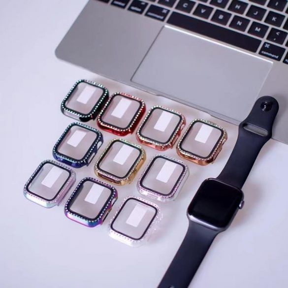 iWatch 7/8 41 mm Lito S+ Placă frontală din sticlă Stone - roz