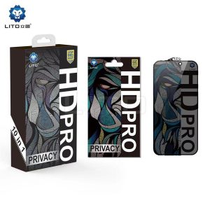 Apple iPhone 11 Pro/XS Lito HD Pro ESD 2.5D Film de sticlă de confidențialitate completă - negru