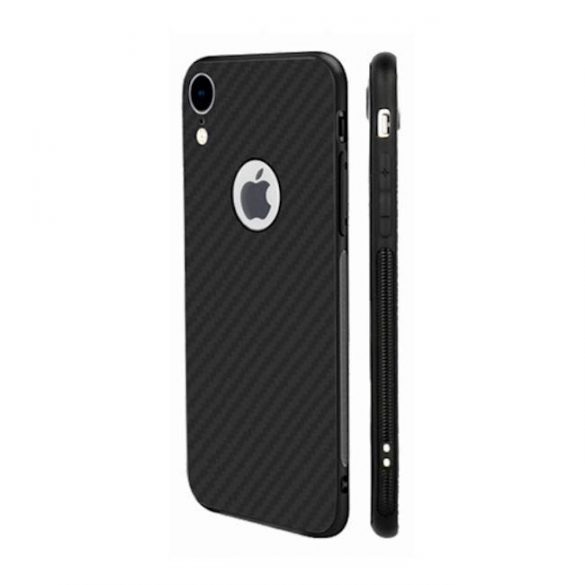 Huawei Y7 2019 Carbon Mat TPU - Negru