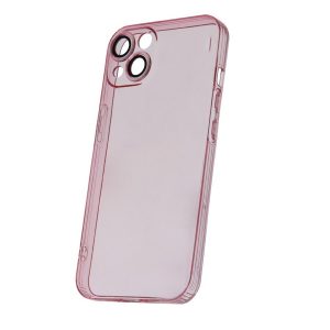 Husă din silicon Apple iPhone 12 Slim Color - Roz