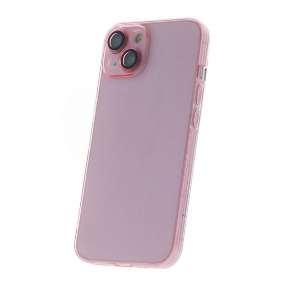 Husă din silicon Apple iPhone 12 Slim Color - Roz