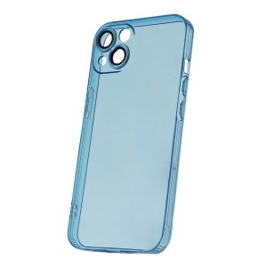 Husă din silicon Apple iPhone 12 Pro Slim Color - Albastru