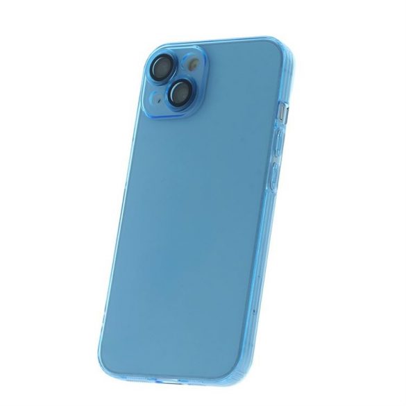 Husă din silicon Apple iPhone 12 Pro Slim Color - Albastru