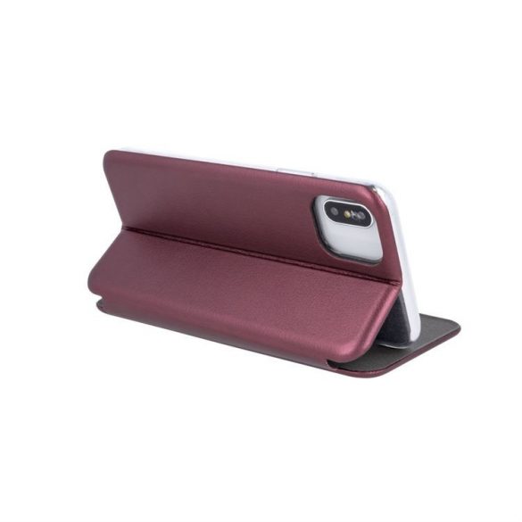 Husă pentru carte Apple iPhone 15 Pro Max Smart Diva Premium - Bordeaux