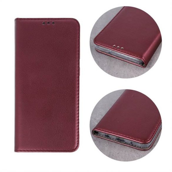 Husa Smart Magnetic Book Apple iPhone 11 Pro Max - Bordeaux