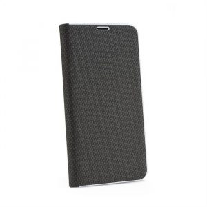 Husă Apple iPhone XS Max Luna Carbon Book - Neagră