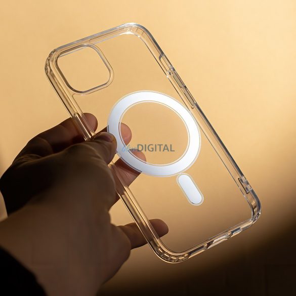 Apple iPhone 16 Anti Shock Magsafe Back Cover - Transparent