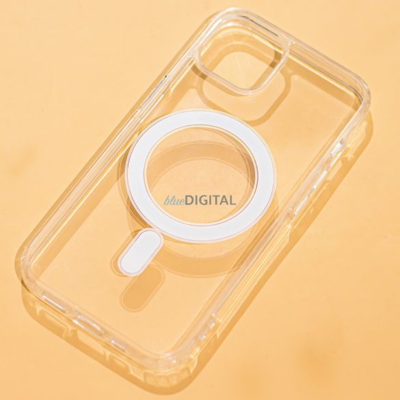 Apple iPhone 16 Anti Shock Magsafe Back Cover - Transparent