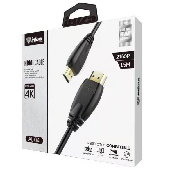 Cablu HDMI 1.5M 4K INKAX AL-04 - Negru