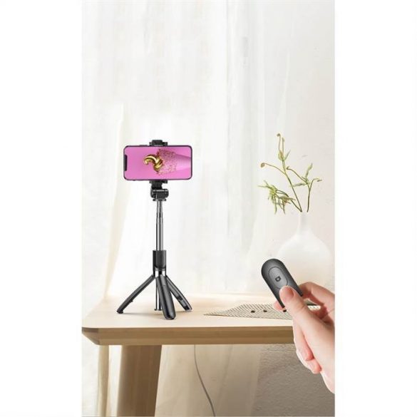 Stick selfie wireless multifuncțional trepied XO SS08 - negru